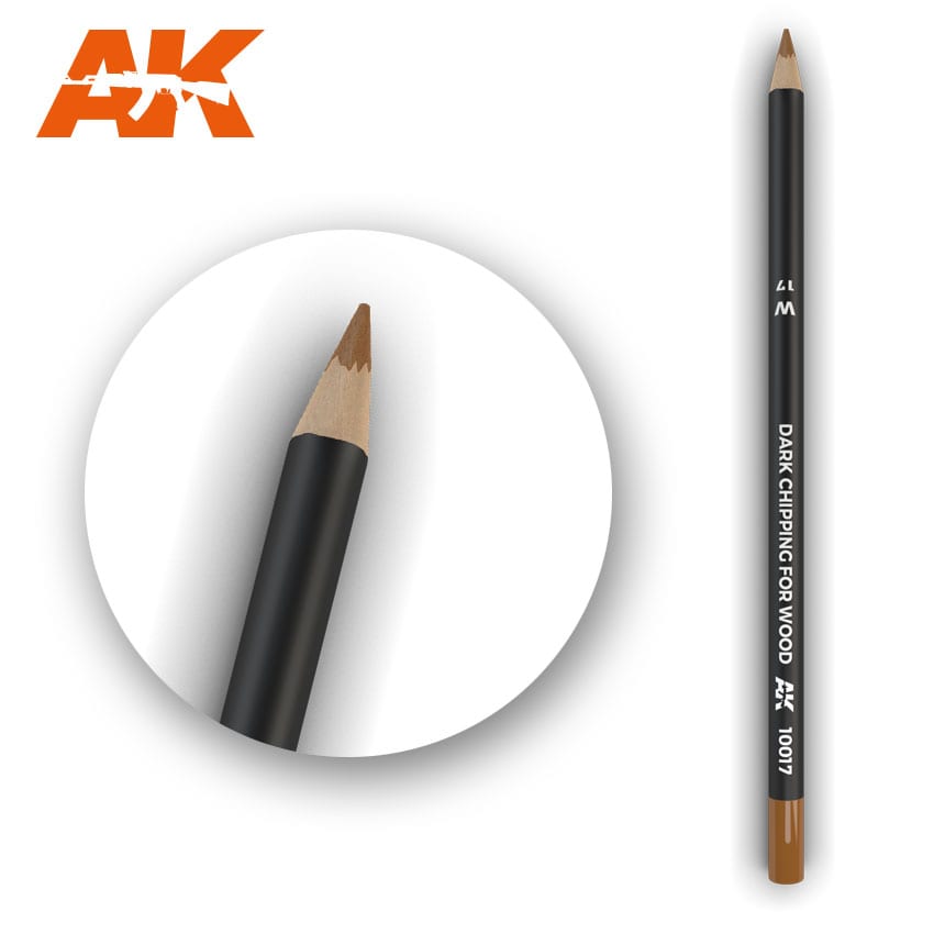AK Interactive – Dark Chipping For Wood – 17 cm