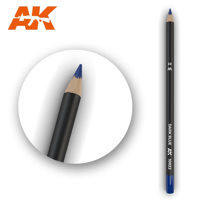 AK Interactive – Weathering Pencil Dark Blue – 17 cm