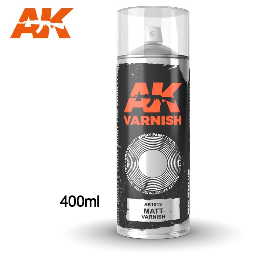 AK Interactive – Matt Varnish Spray – 400 ml