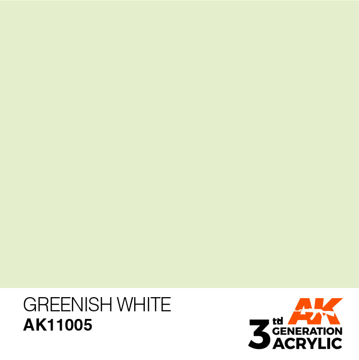 AK Interactive – 3GEN Greenish White – 18 ml