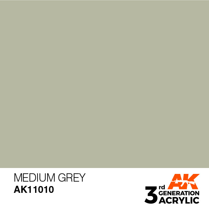 AK Interactive – 3GEN Medium Grey – 18 ml