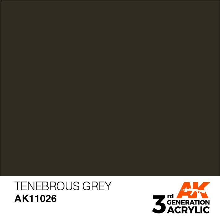 AK Interactive – 3GEN Tenebrous Grey – 18 ml