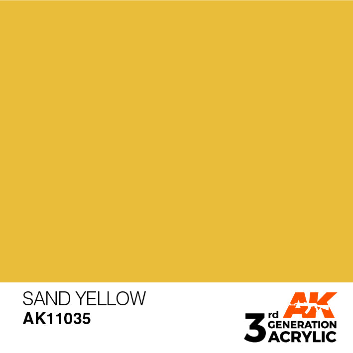 AK Interactive – 3GEN Sand Yellow – 18 ml