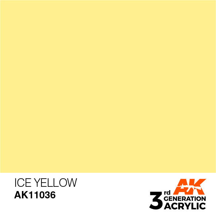 AK Interactive – 3GEN Ice Yellow – 18 ml