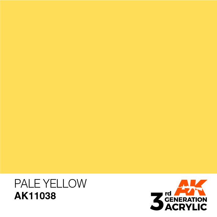 AK Interactive – 3GEN Pale Yellow – 18 ml