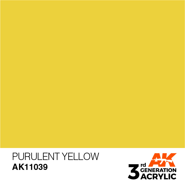 AK Interactive – 3GEN Purulent Yellow – 18 ml