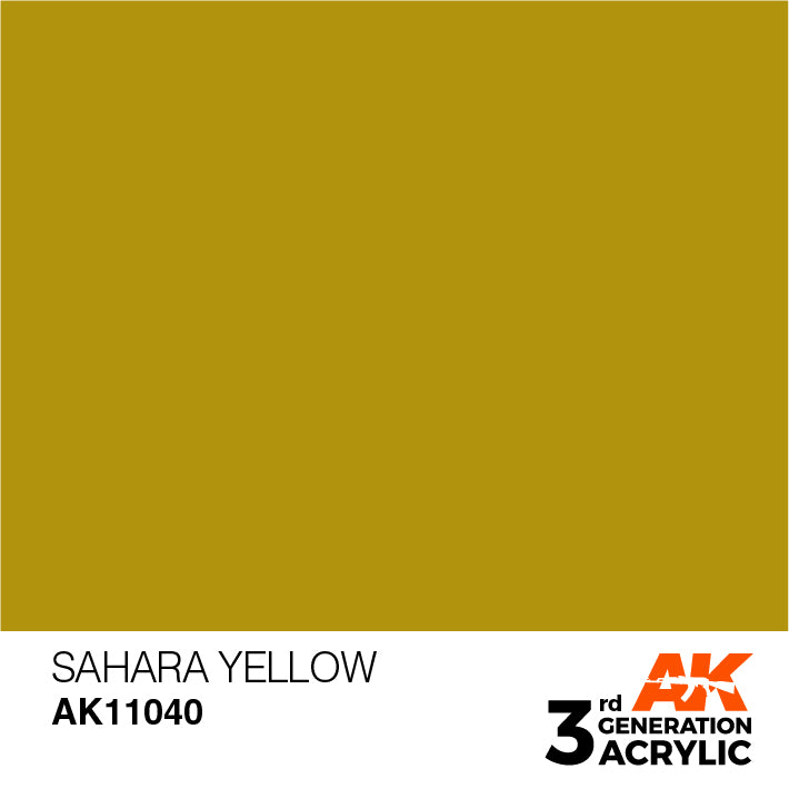 AK Interactive – 3GEN Sahara Yellow – 18 ml