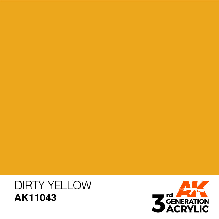 AK Interactive – 3GEN Dirty Yellow – 18 ml