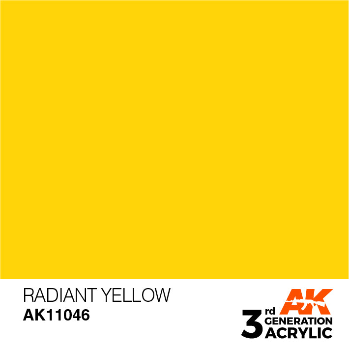 AK Interactive – 3GEN Radiant Yellow – 18 ml