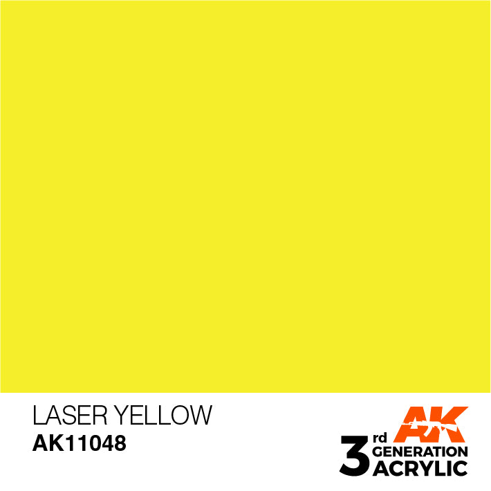 AK Interactive – 3GEN Laser Yellow – 18 ml