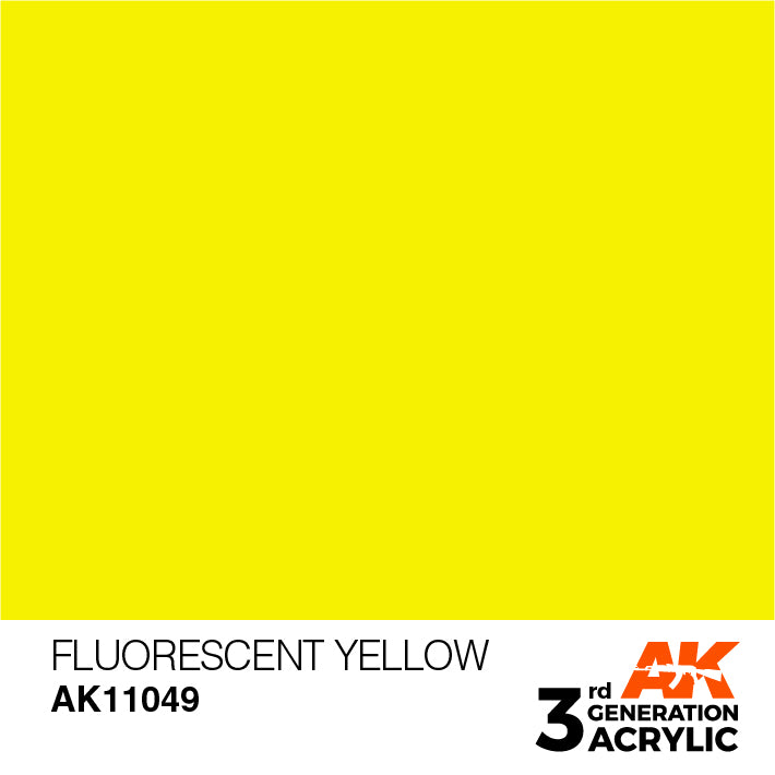 AK Interactive – 3GEN Fluorescent Yellow – 18 ml