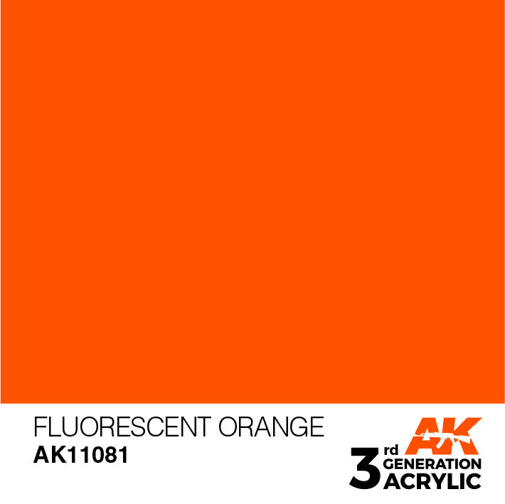 AK Interactive – 3GEN Fluorescent Orange – 18 ml