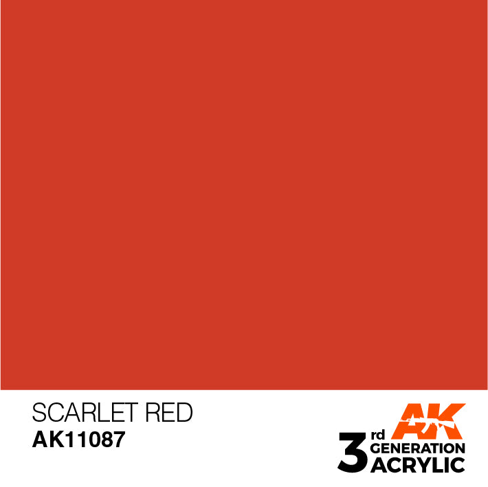 AK Interactive – 3GEN Scarlet Red – 18 ml
