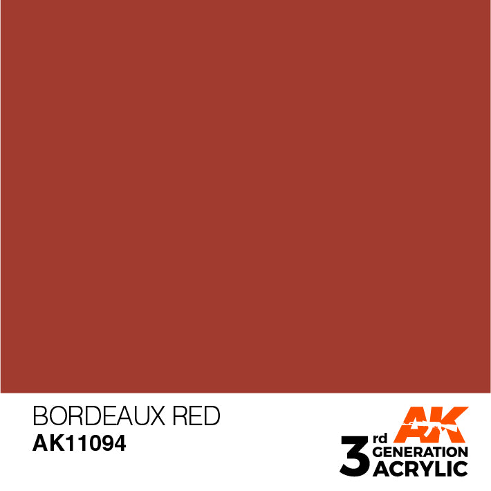 AK Interactive – 3GEN Bordeaux Red – 18 ml