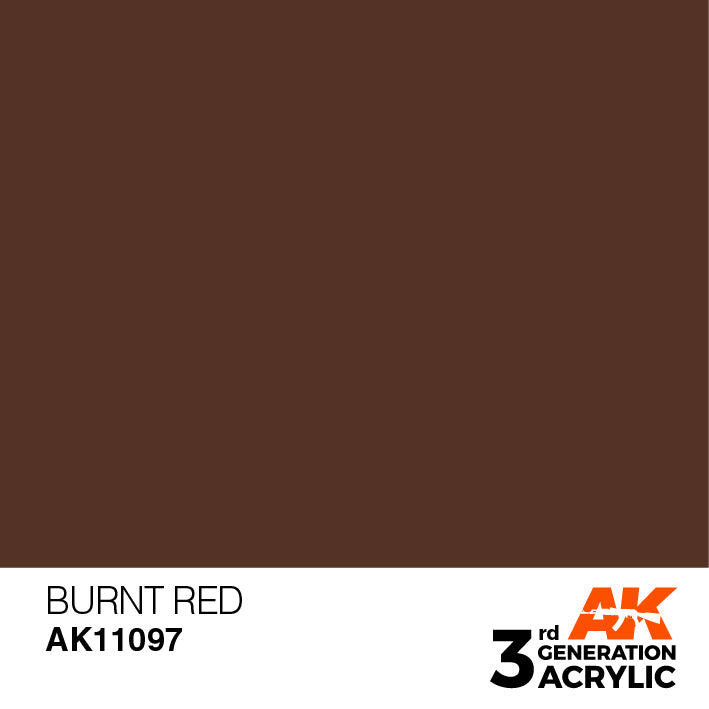 AK Interactive – 3GEN Burnt Red – 18 ml