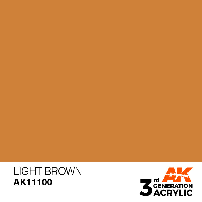 AK Interactive – 3GEN Light Brown – 18 ml