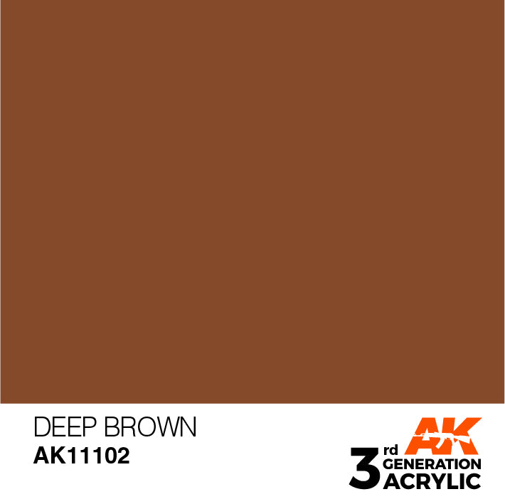 AK Interactive – 3GEN Deep Brown Intense – 18 ml