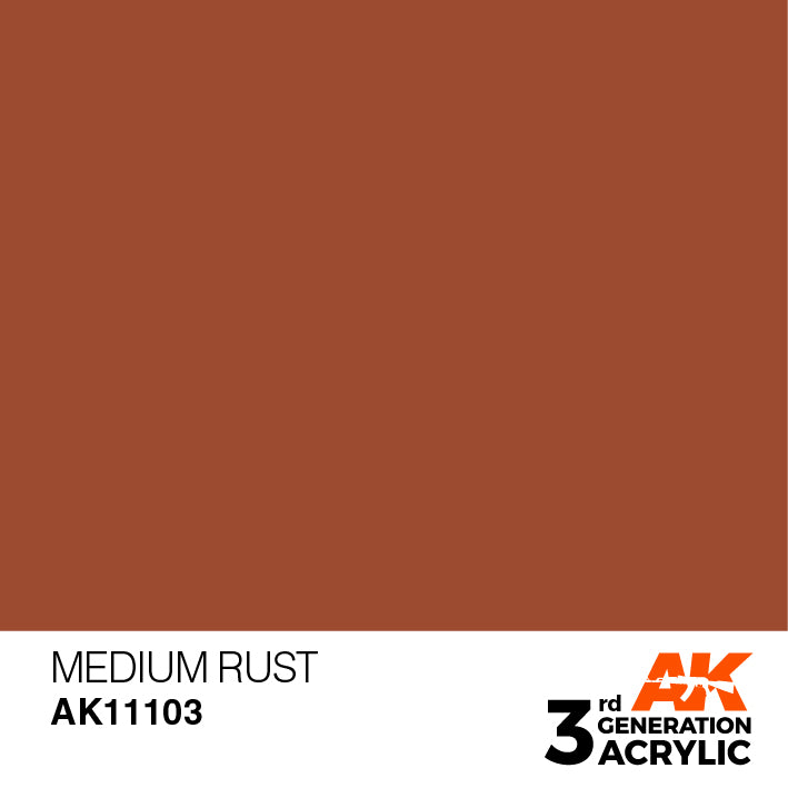 AK Interactive – 3GEN Medium Rust – 18 ml