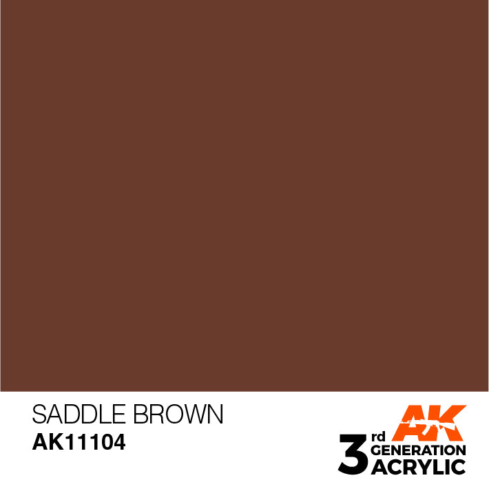 AK Interactive – 3GEN Saddle Brown – 18 ml