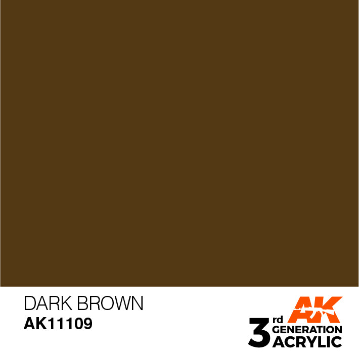 AK Interactive – 3GEN Dark Brown – 18 ml