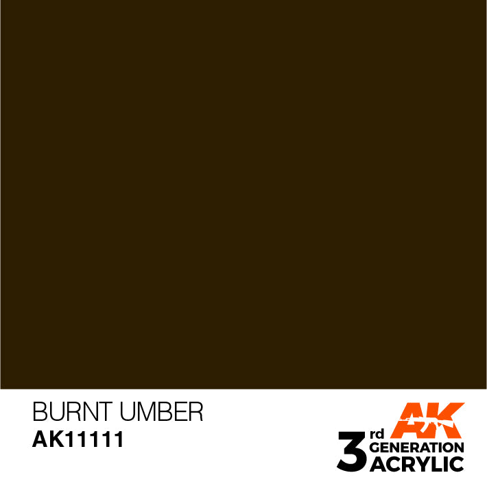 AK Interactive – 3GEN Burnt Umber – 18 ml