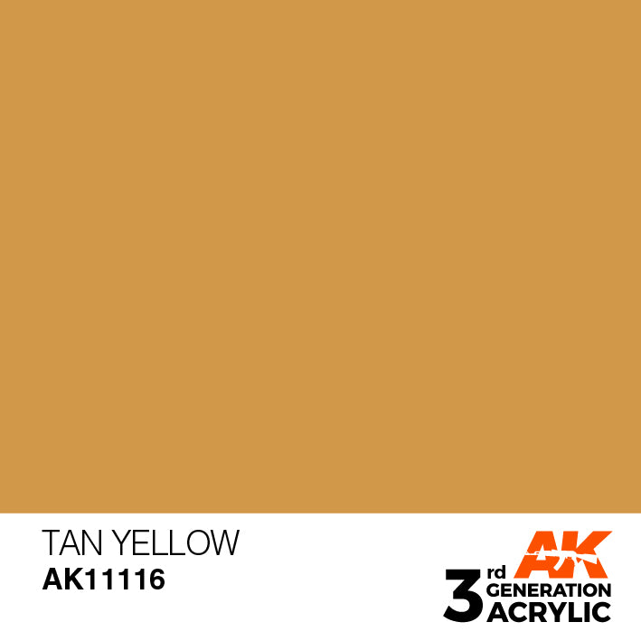AK Interactive – 3GEN Tan Yellow – 18 ml