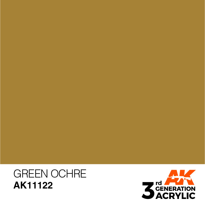 AK Interactive – 3GEN Green Ochre – 18 ml