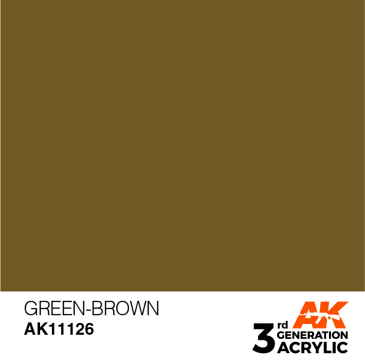 AK Interactive – 3GEN Green-Brown – 18 ml