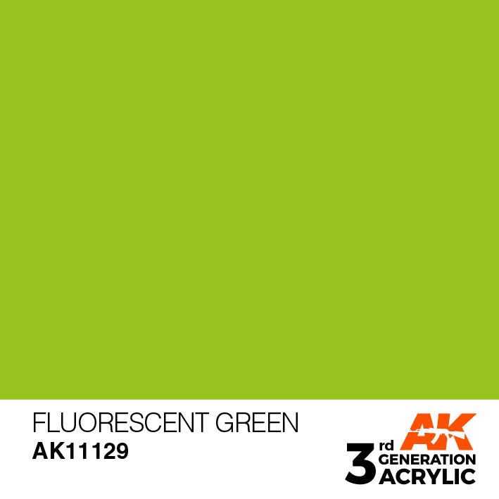 AK Interactive – 3GEN Fluorescent Green – 18 ml