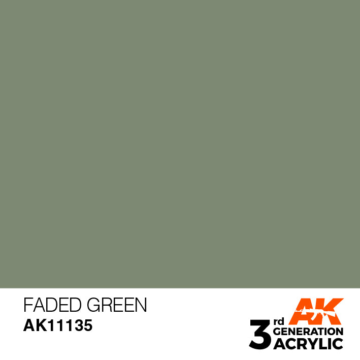 AK Interactive – 3GEN Faded Green – 18 ml