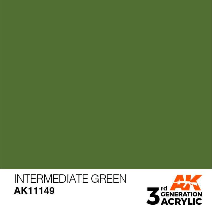 AK Interactive – 3GEN Intermediate Green – 18 ml
