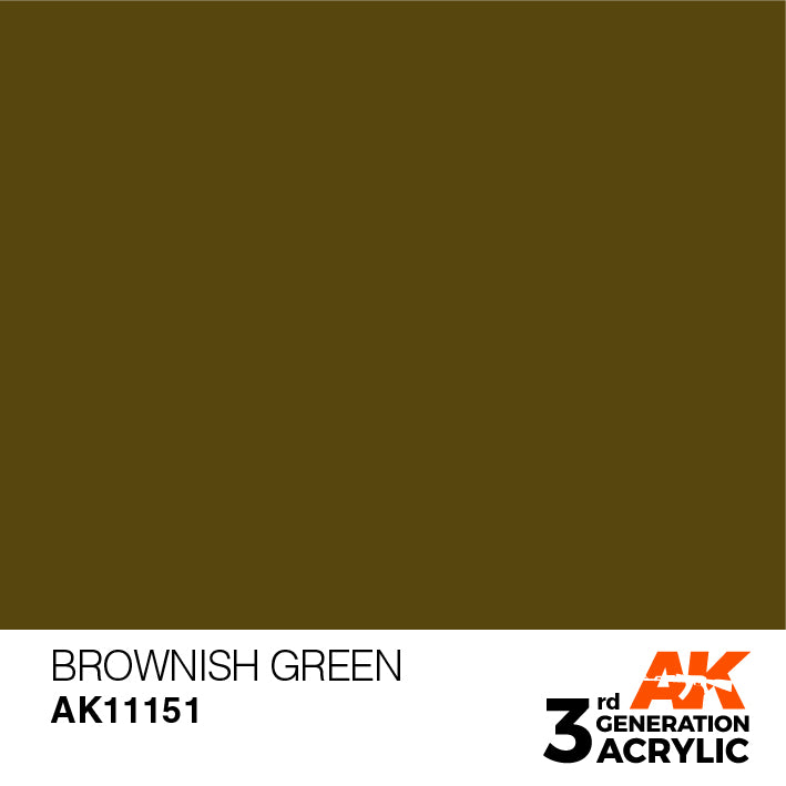 AK Interactive – 3GEN Brownish Green – 18 ml