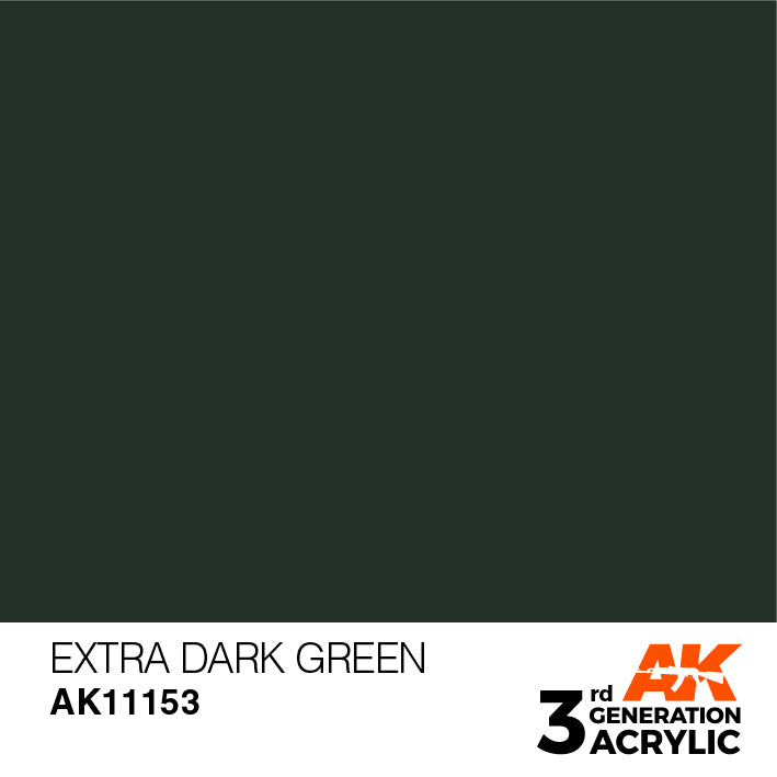 AK Interactive – 3GEN Extra Dark Green – 18 ml
