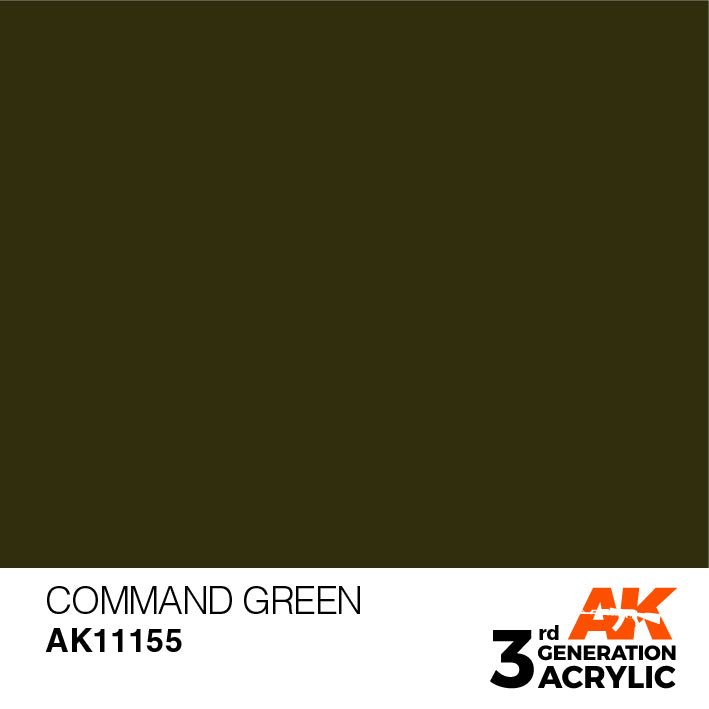 AK Interactive – 3GEN Command Green – 18 ml