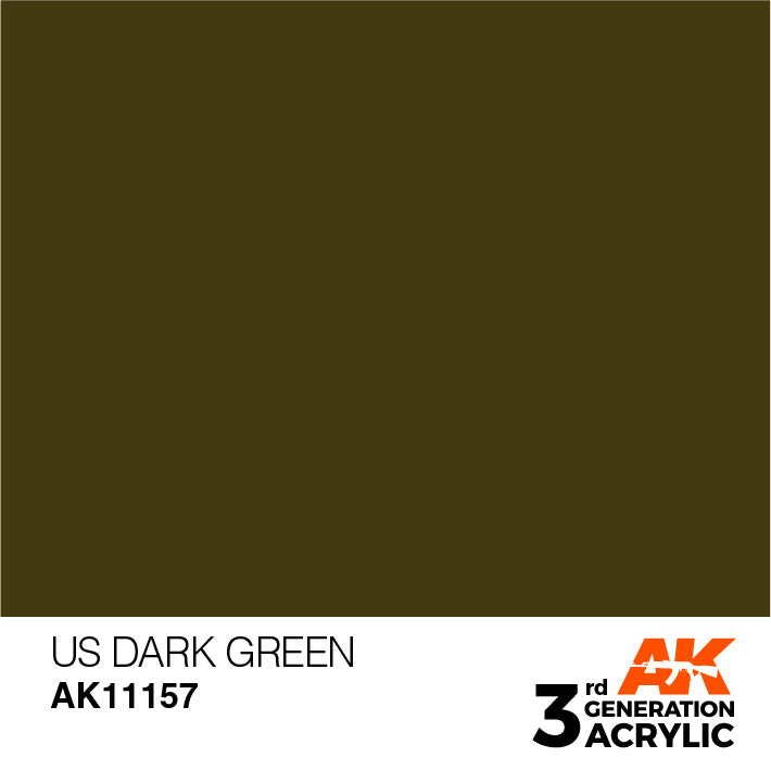 AK Interactive – 3GEN US Dark Green – 18 ml