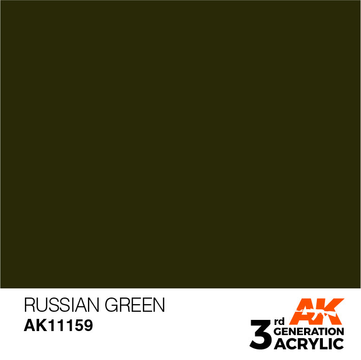 AK Interactive – 3GEN Russian Green – 18 ml