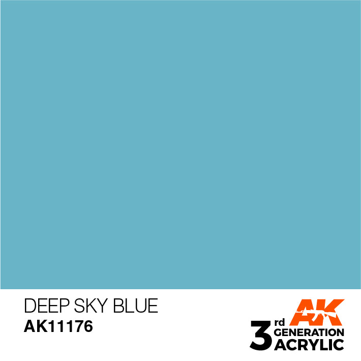 AK Interactive – 3GEN Deep Sky Blue – 18 ml