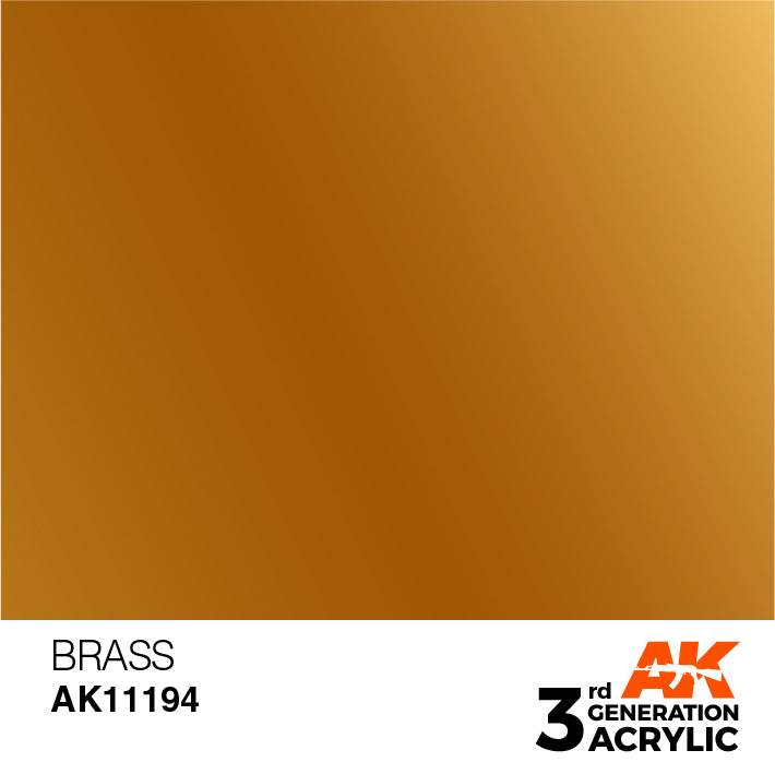AK Interactive – 3GEN Brass – Metallic, 18 ml
