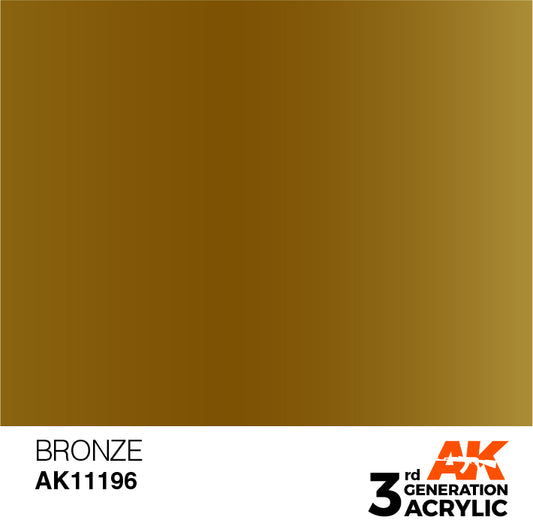 AK Interactive – 3GEN Bronze Metallic – 18 ml