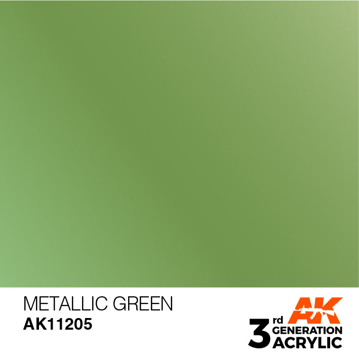 AK Interactive – 3GEN Metallic Green – 18 ml