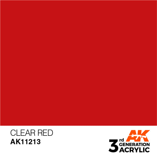 AK Interactive – 3GEN Clear Red – 18 ml