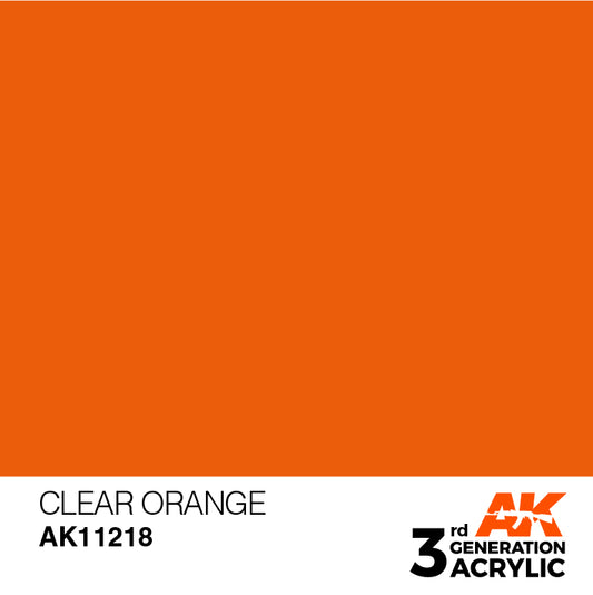 AK Interactive – 3GEN Clear Orange – 18 ml