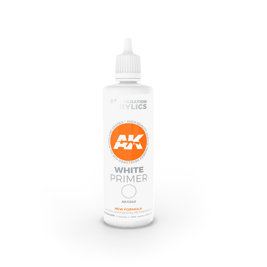 AK Interactive – 3GEN White Primer – 100 ml