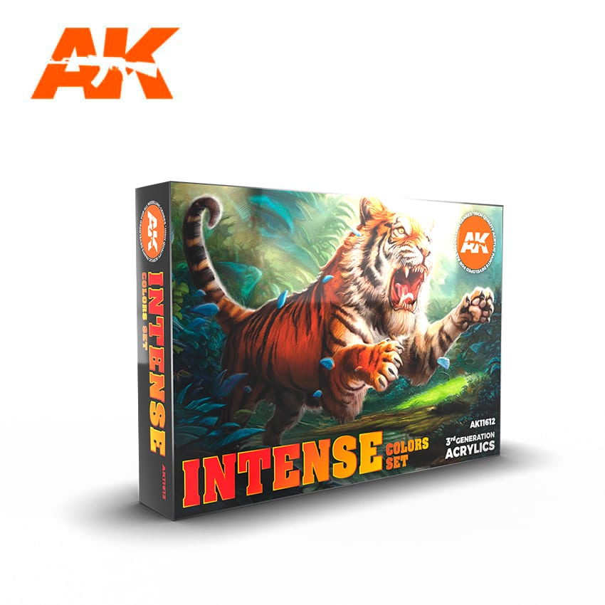 AK Interactive – 3GEN Intense Colors Set – 6 × 18 ml