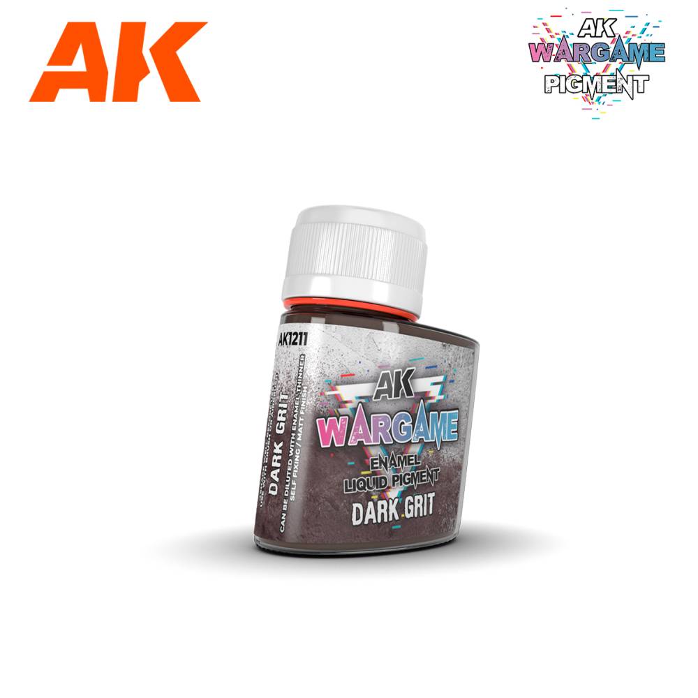 AK Interactive – Dark Grit Enamel Liquid Pigment – 35 ml