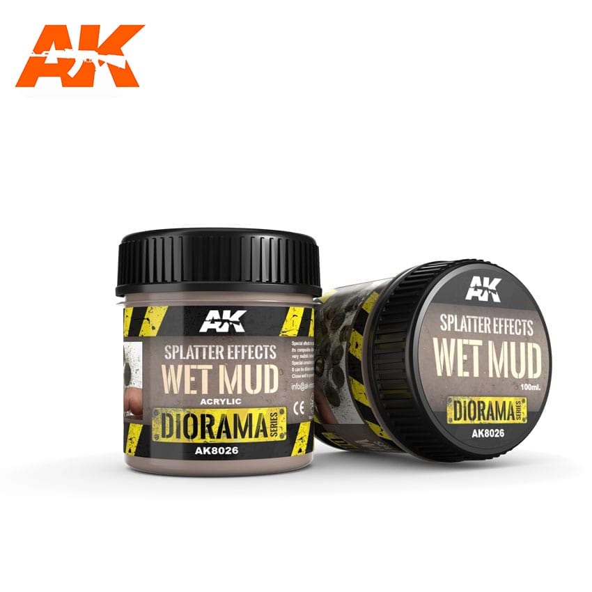 AK Interactive – Splatter Effects Wet Mud – 100 ml