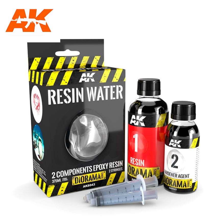 AK Interactive – Resin Water 2 Components Epoxy Resin – 375 ml