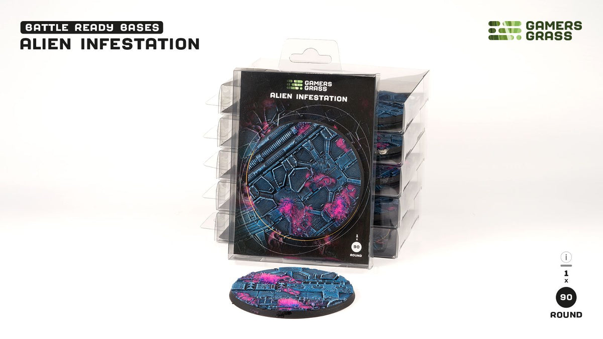 Alien Infestation Bases Round 90mm (x1)