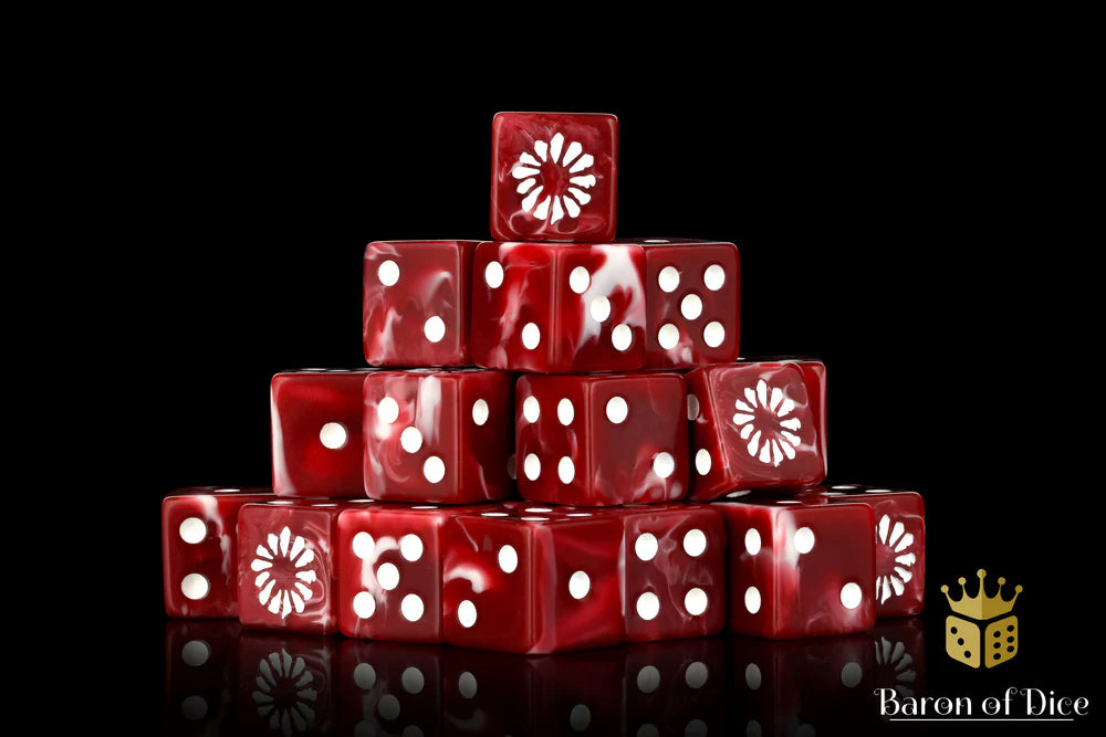 Bloody Maw 16mm Dice - Square (25)