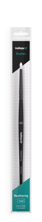 Vallejo – Small Round Weathering Brush – S
